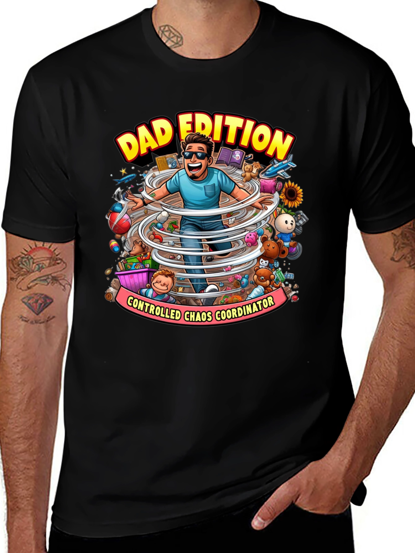 Camiseta Negra: Dad Edition - Coordinator