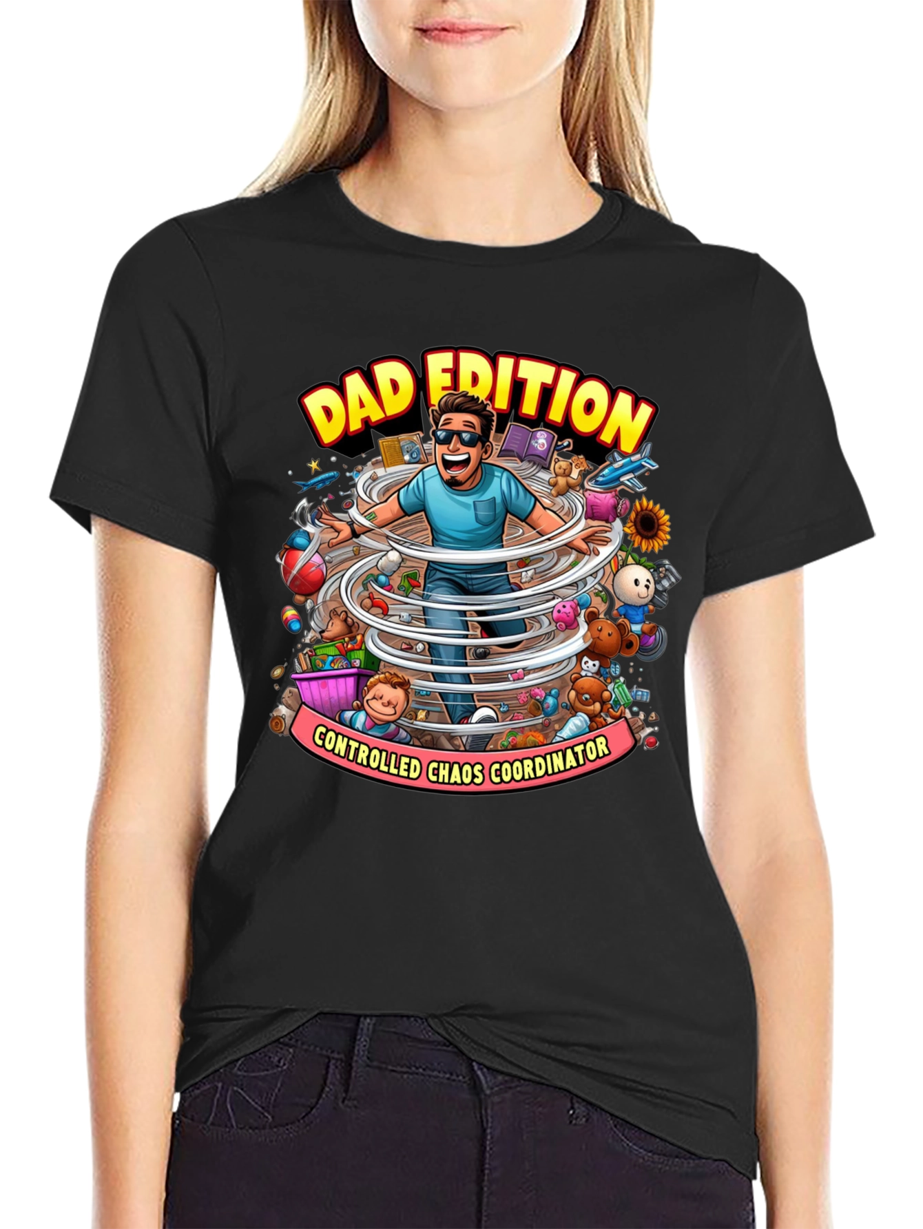 Camiseta Negra: Dad Edition - Coordinator