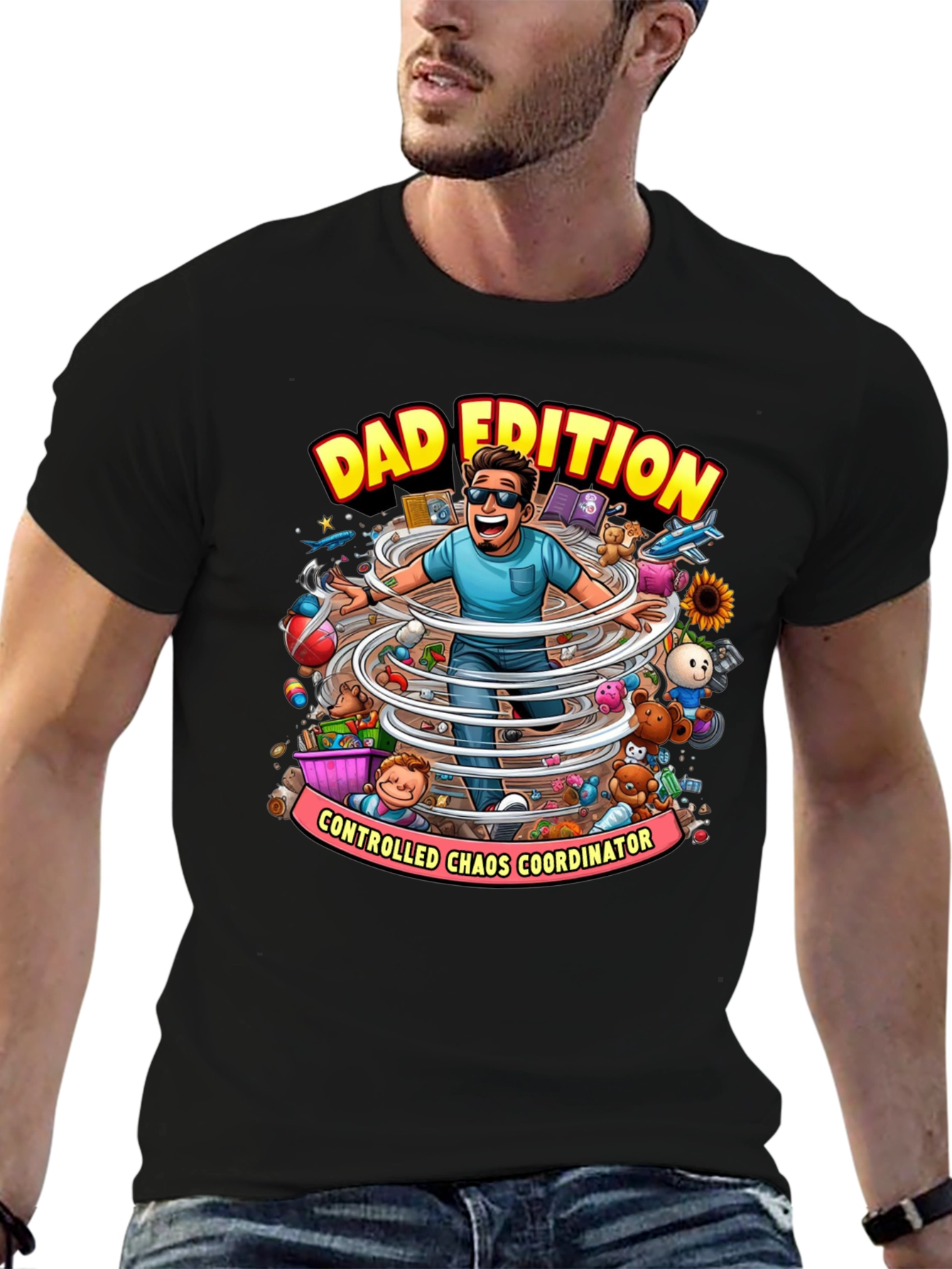 Camiseta Negra: Dad Edition - Coordinator