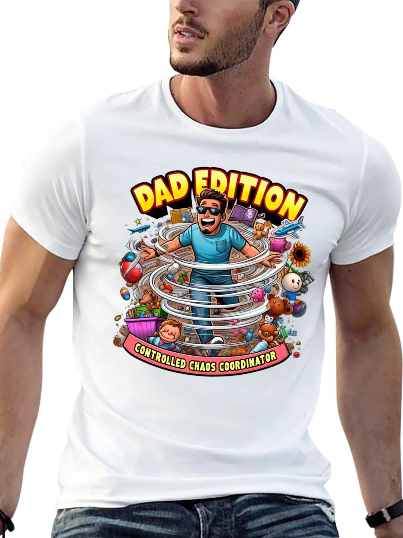 Camiseta Negra: Dad Edition - Coordinator