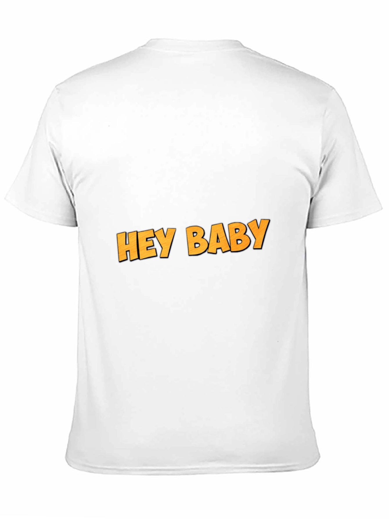 Camiseta Negra Hey Baby Casual