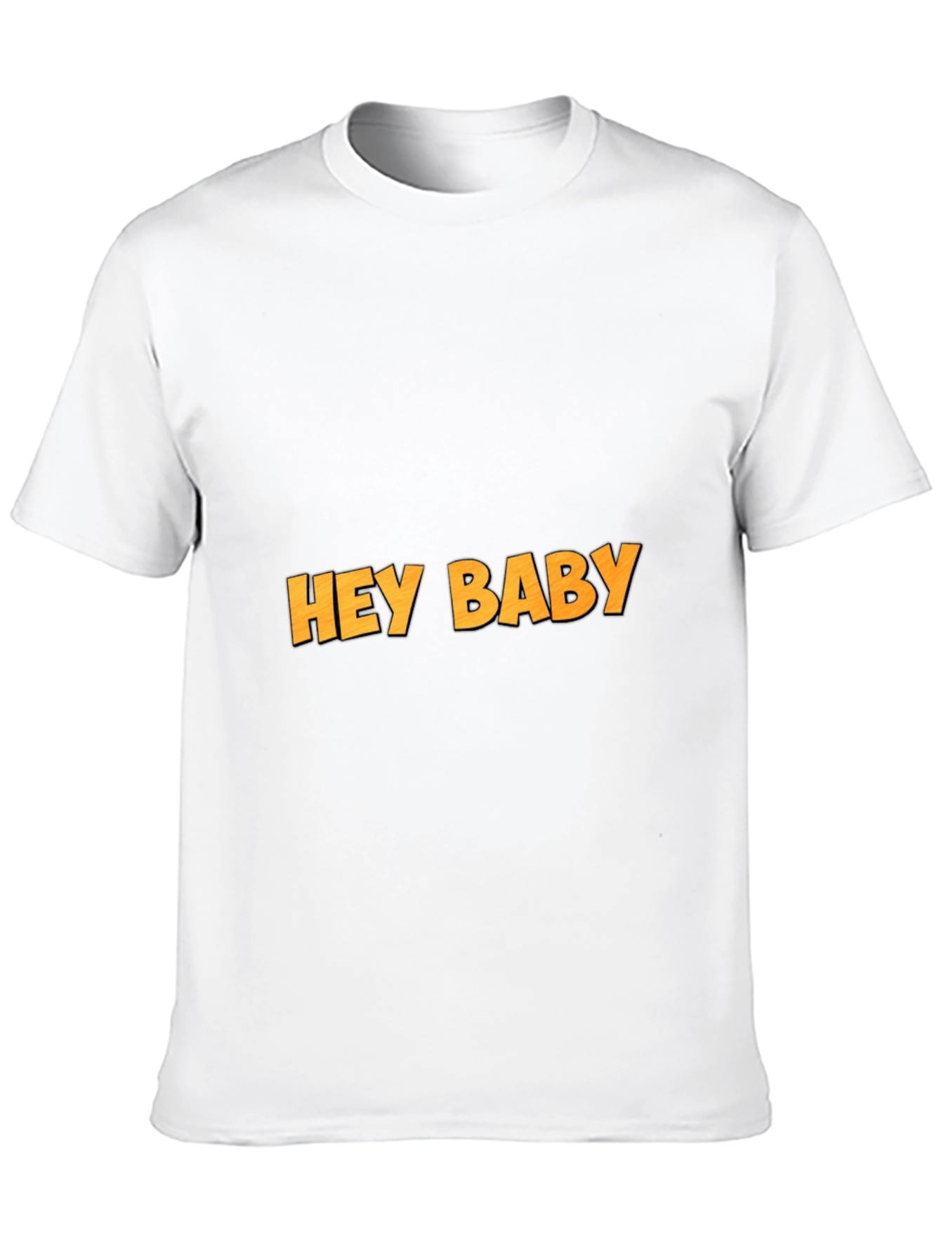 Camiseta Negra Hey Baby Casual