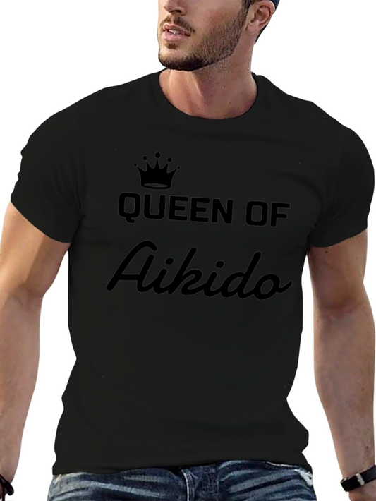 Camiseta Negra: Reina de Aikido