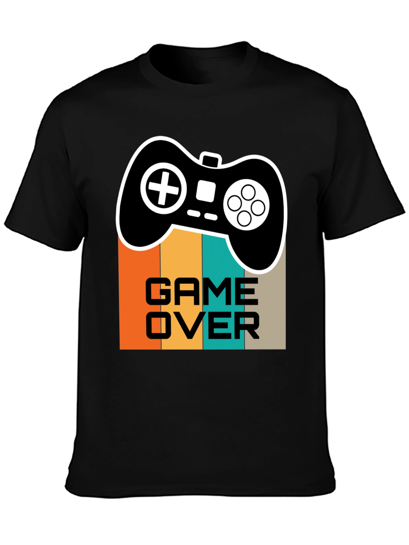 Camiseta Game Over Retro para Gamers