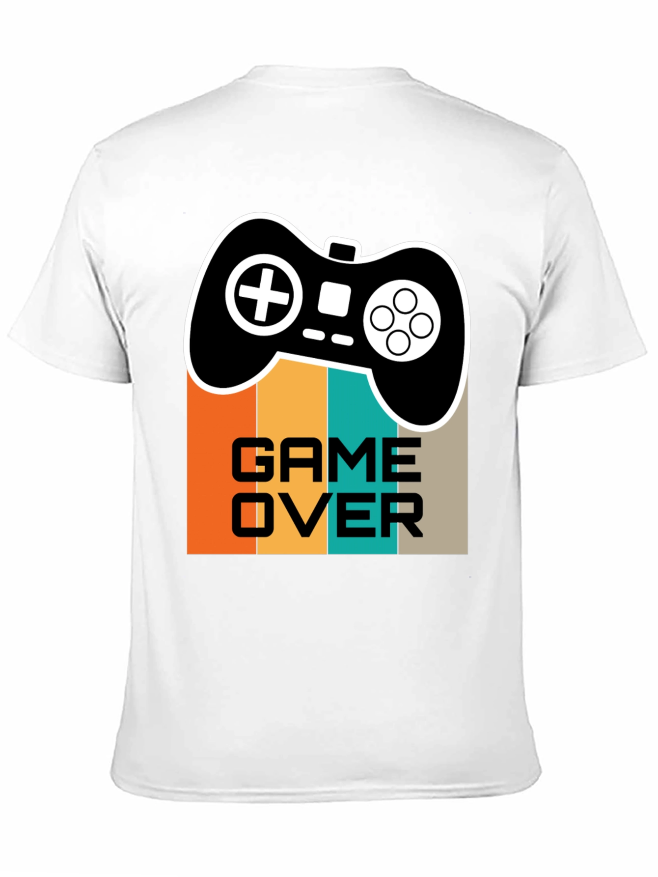 Camiseta Game Over Retro para Gamers