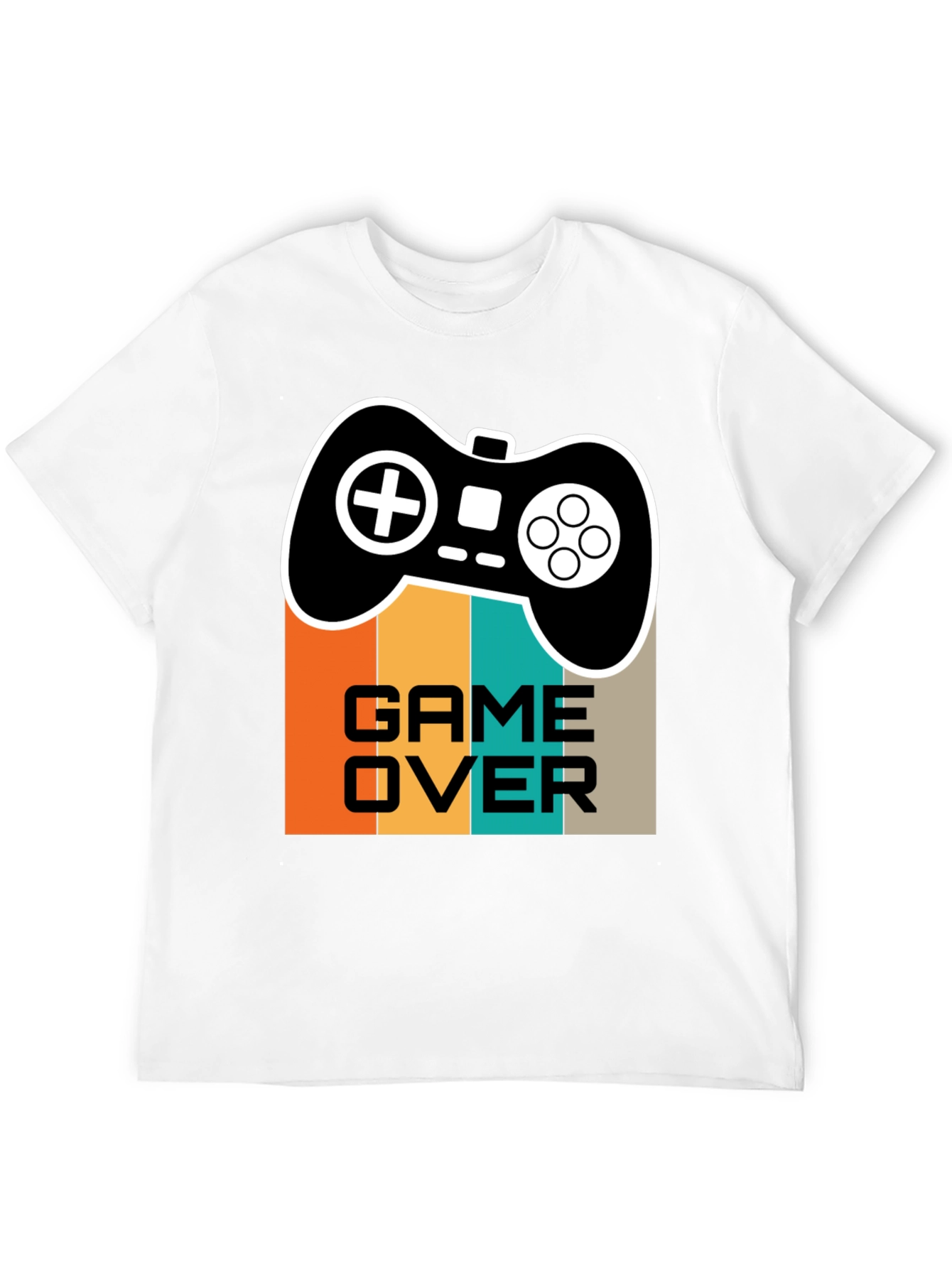 Camiseta Game Over Retro para Gamers