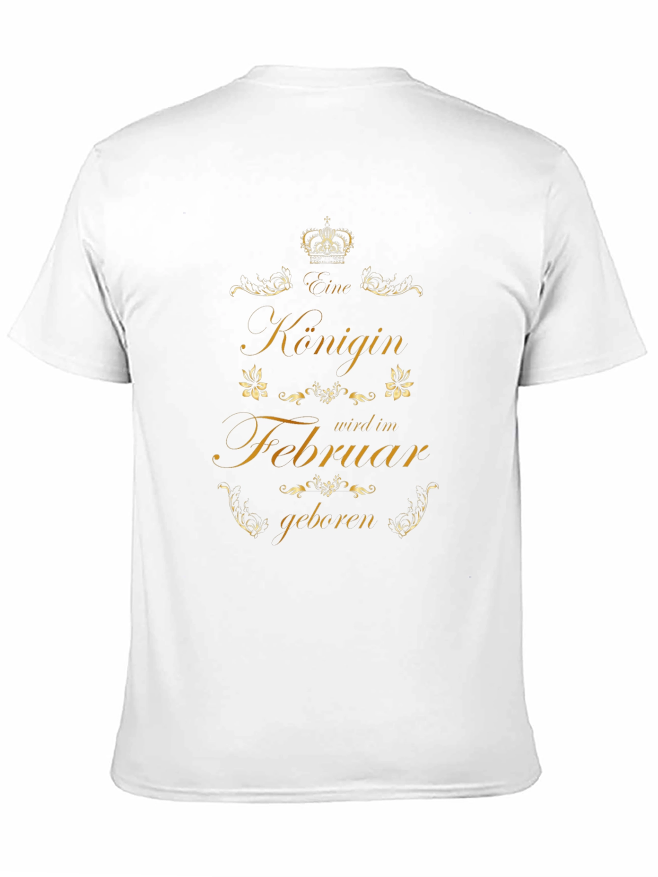 Camiseta Negra Königin Februar