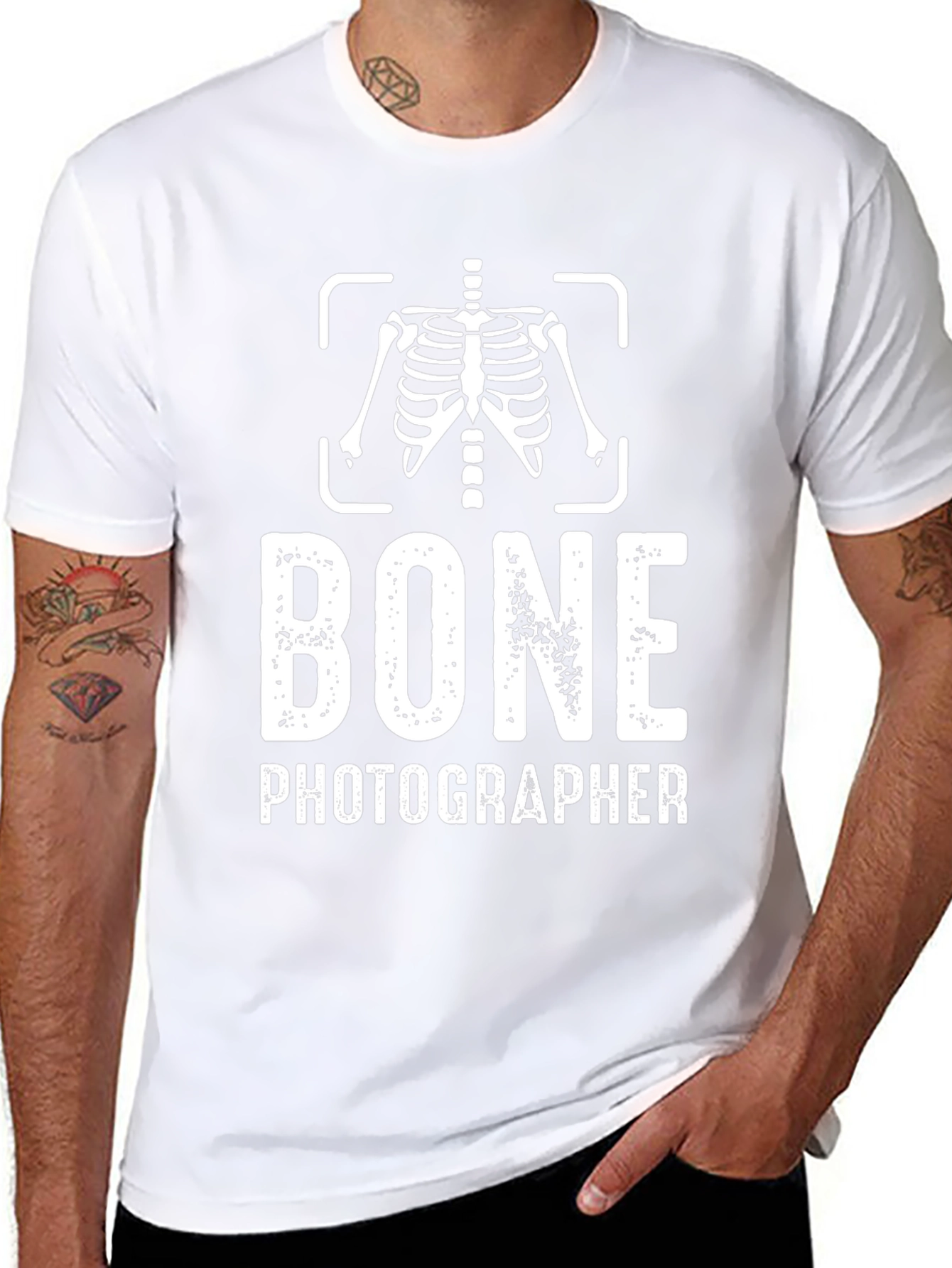 Camiseta Negra Bone Photographer