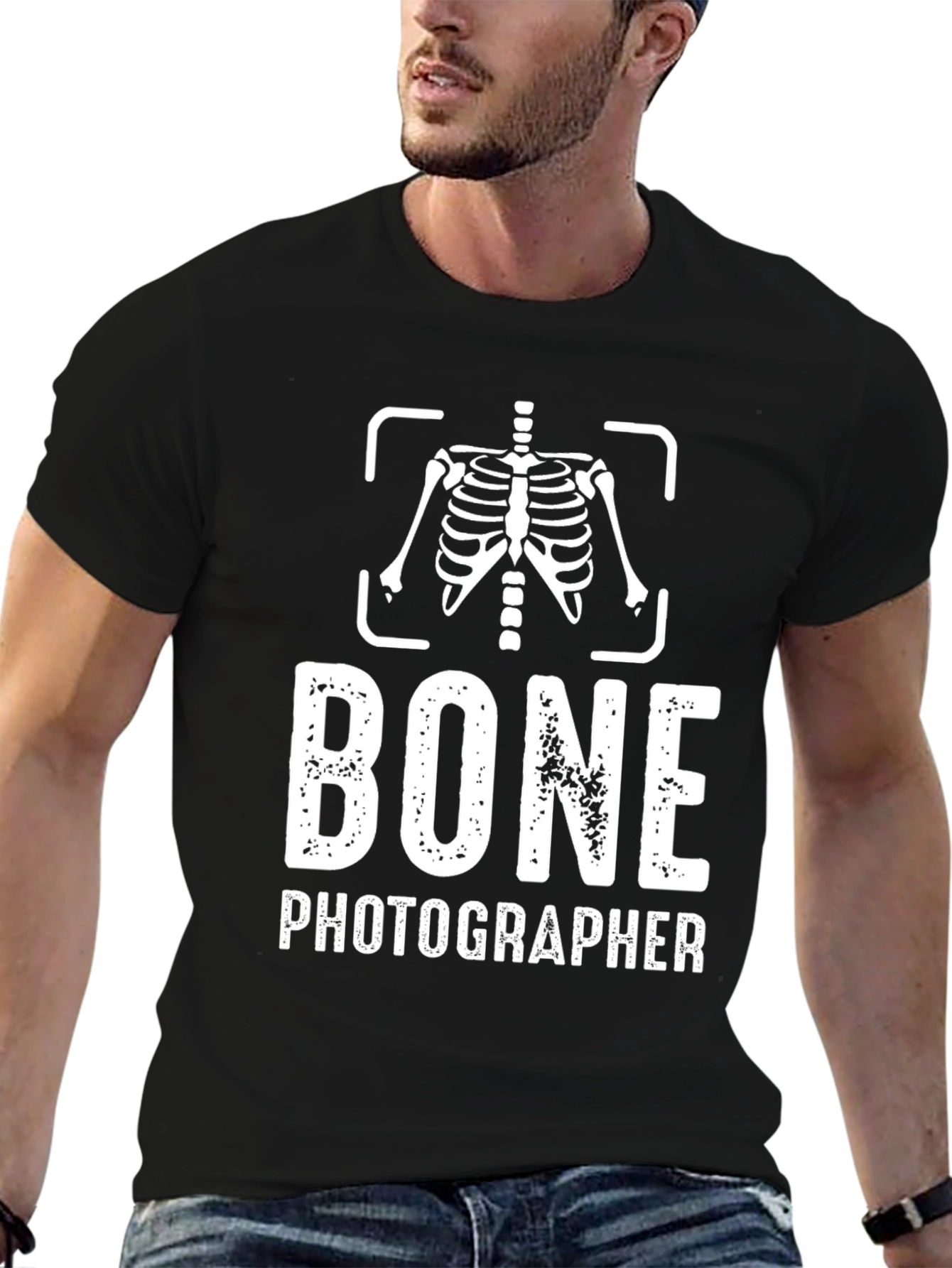 Camiseta Negra Bone Photographer