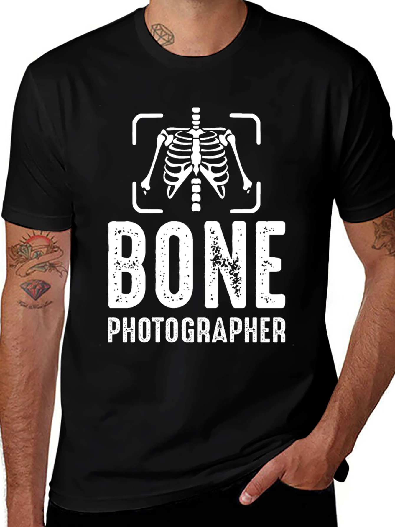 Camiseta Negra Bone Photographer