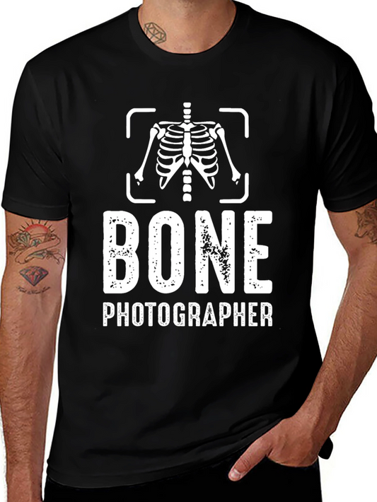 Camiseta Negra Bone Photographer