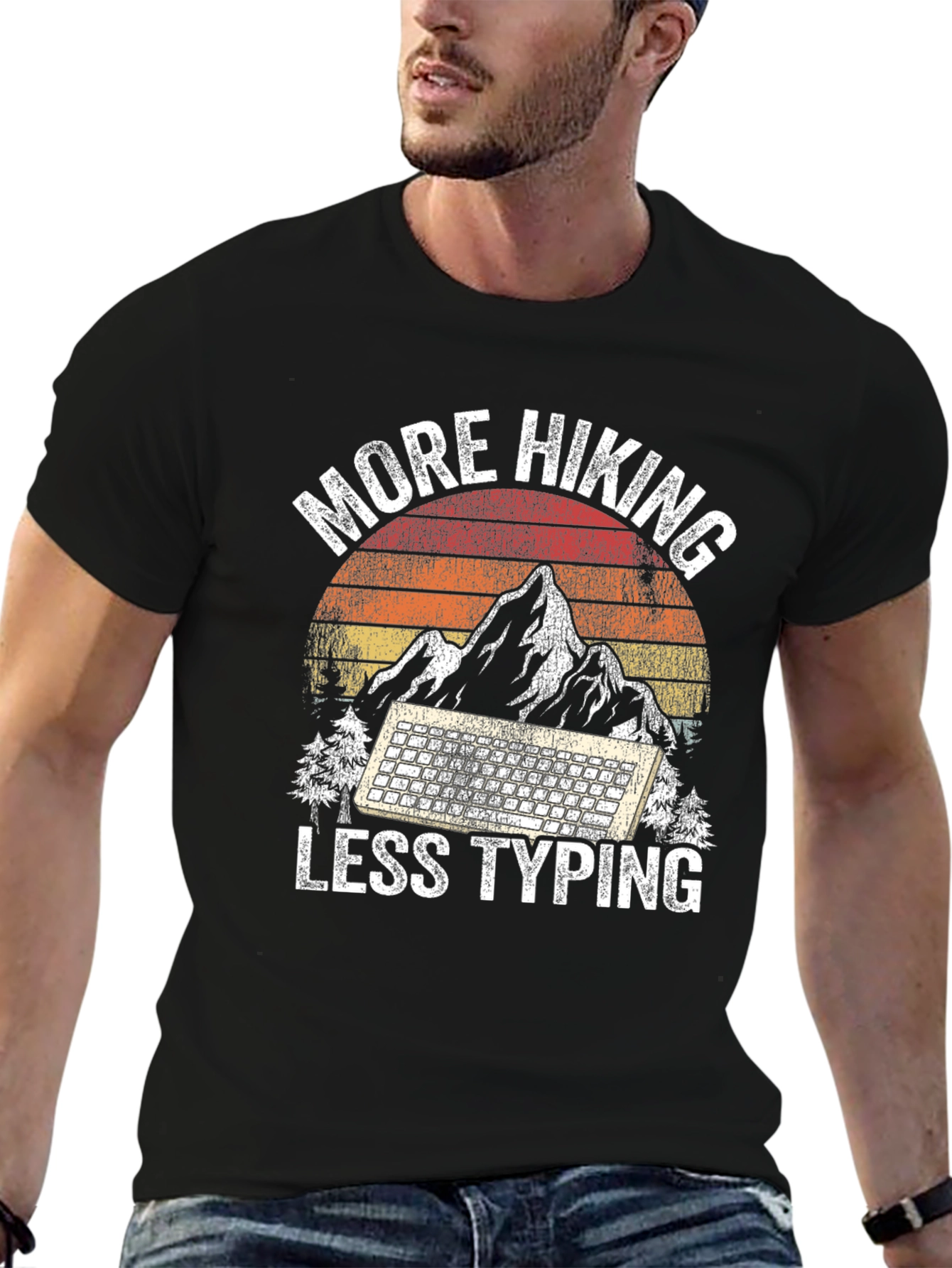 Camiseta Más Senderismo Menos Escribir