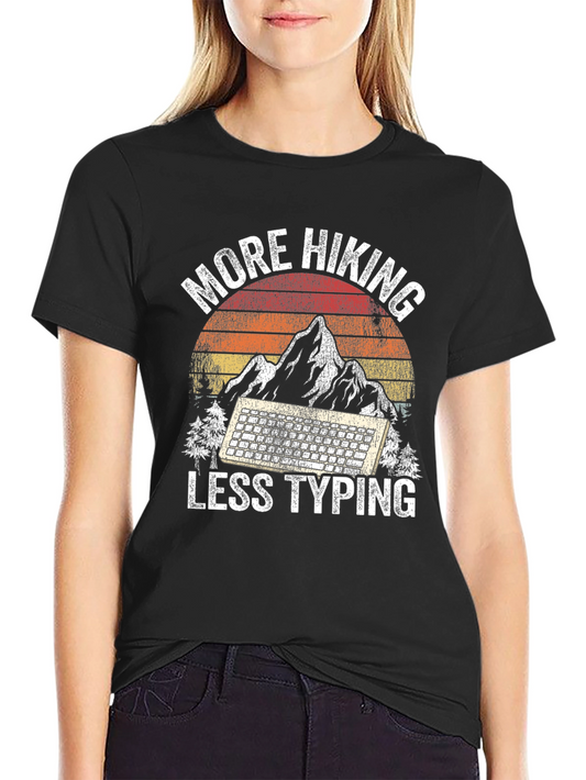 Camiseta Más Senderismo Menos Escribir