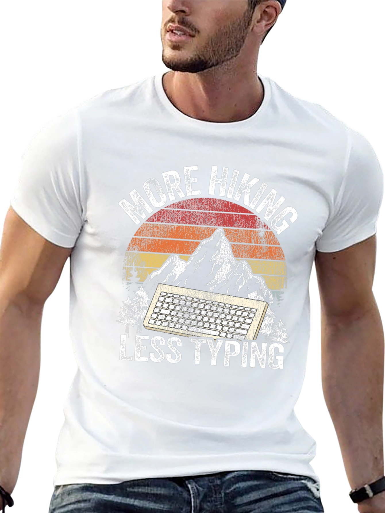 Camiseta Más Senderismo Menos Escribir
