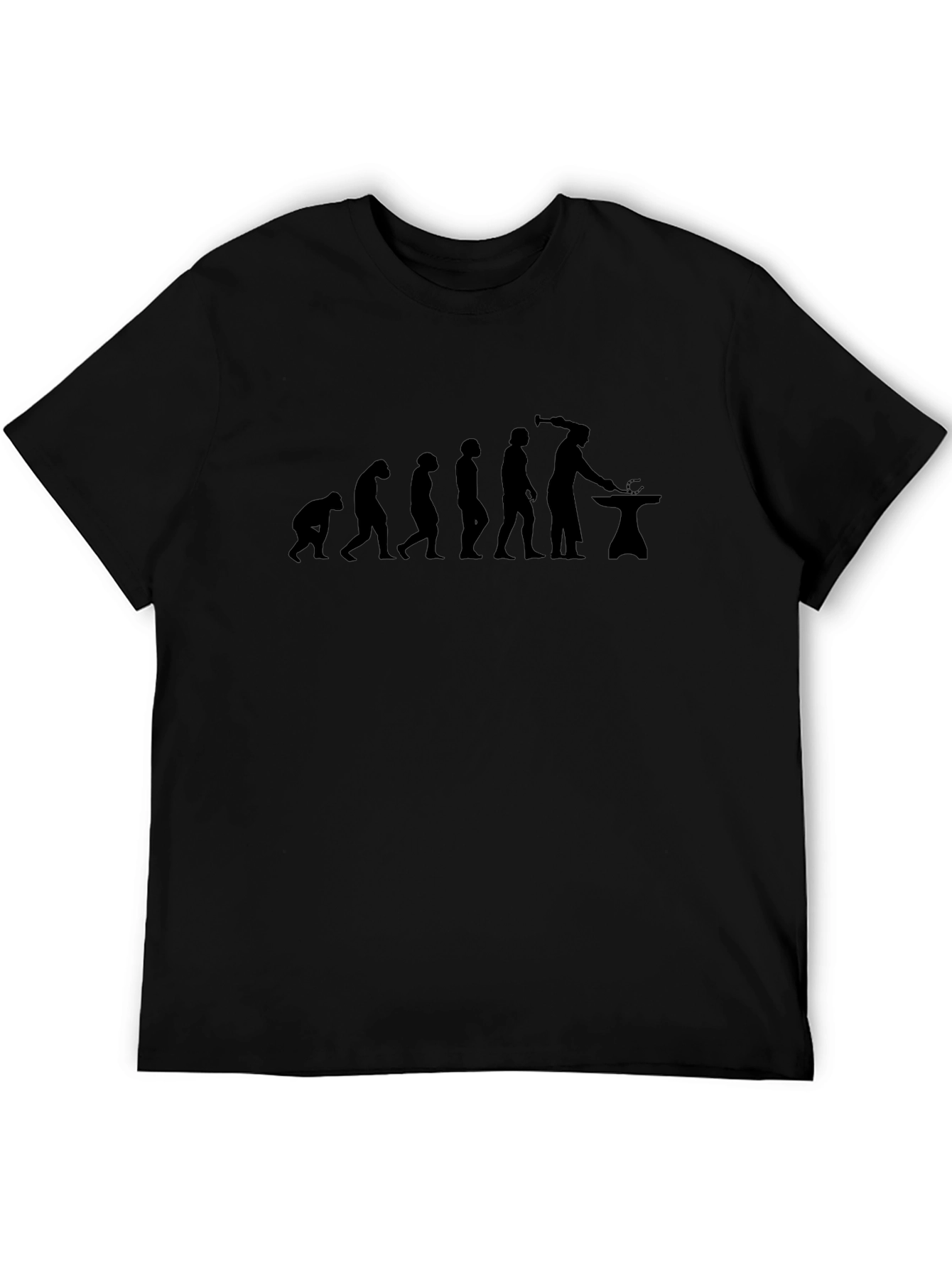 Camiseta Negra Evolución Herrero - Estilo Único