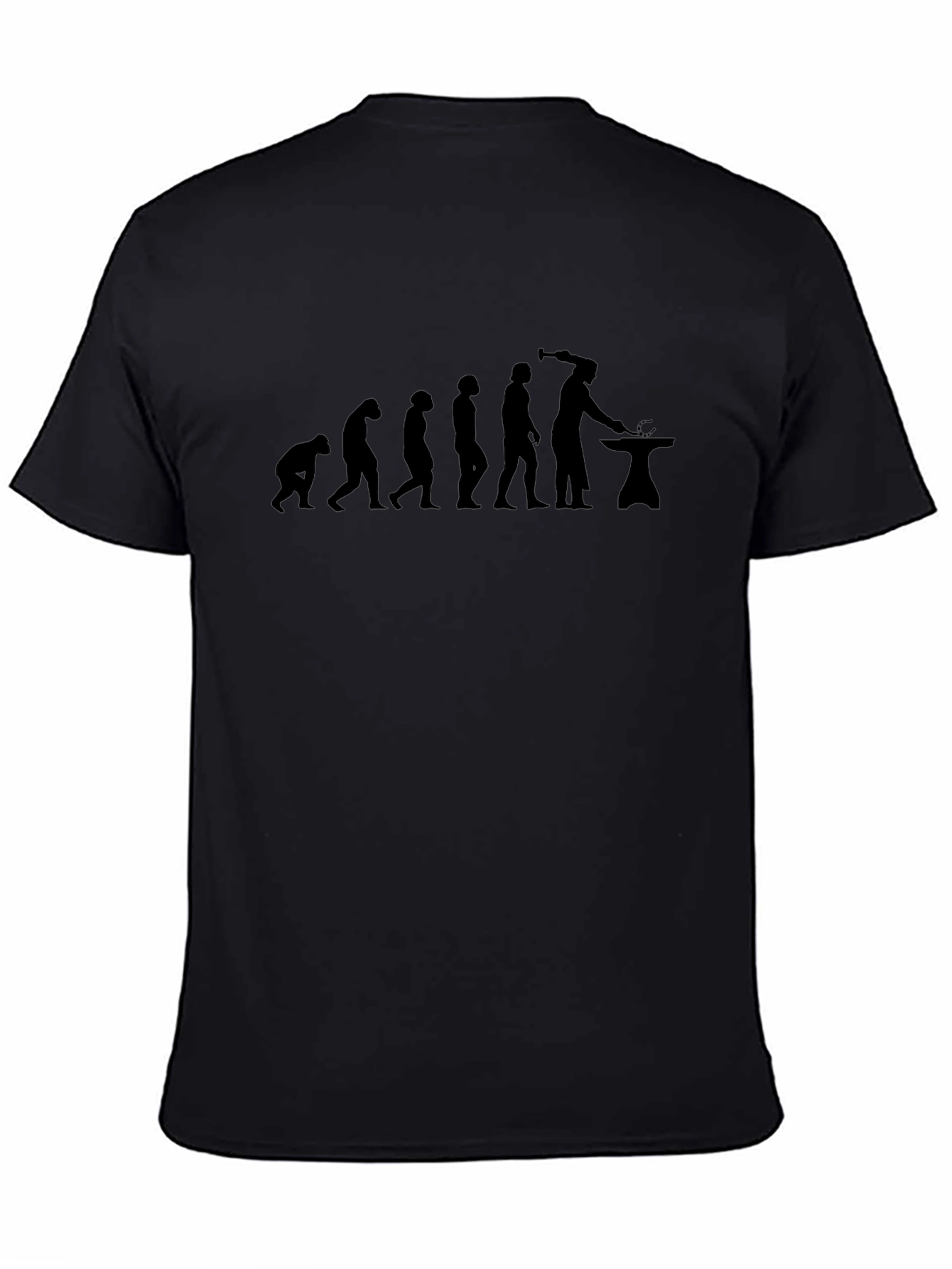 Camiseta Negra Evolución Herrero - Estilo Único