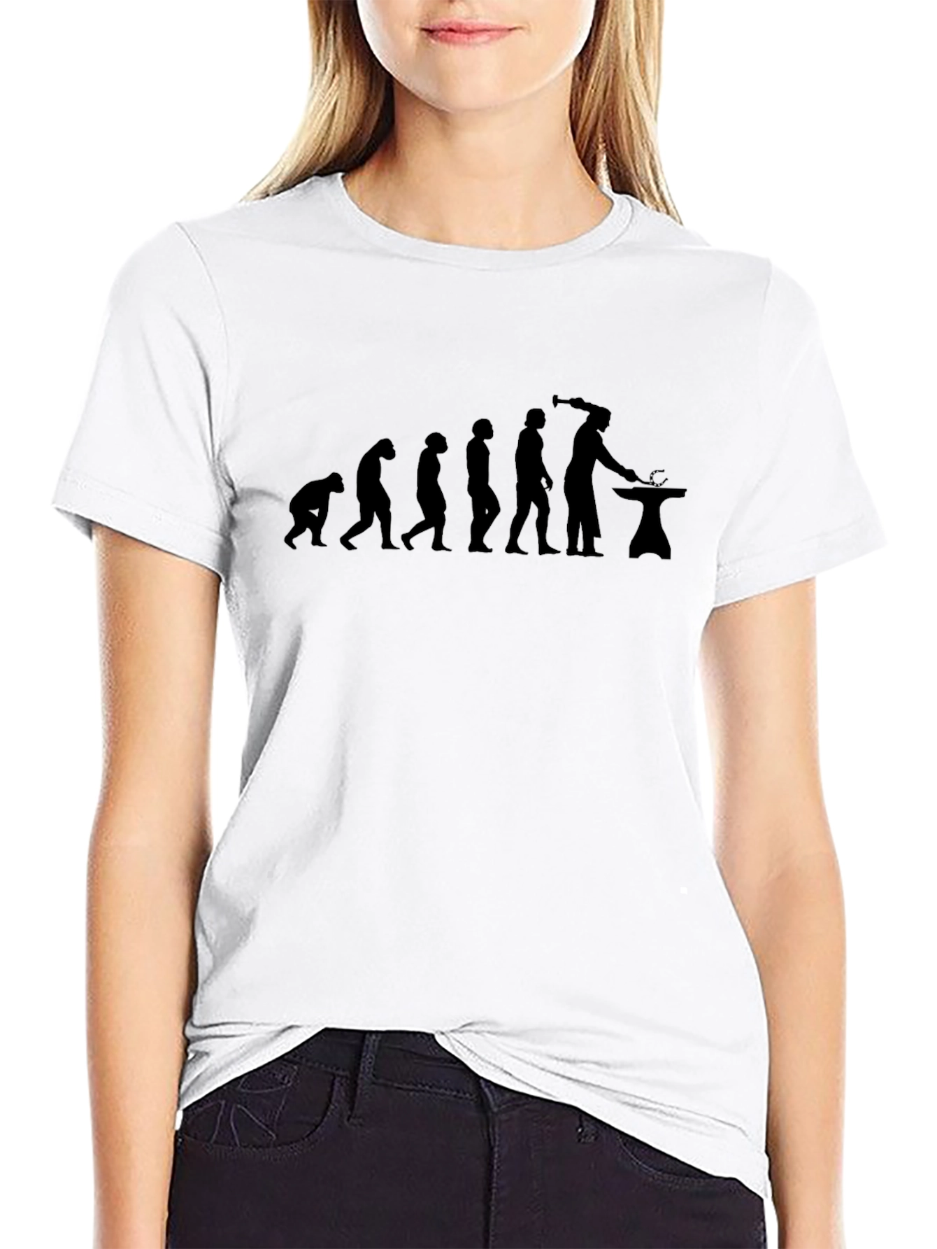 Camiseta Negra Evolución Herrero - Estilo Único