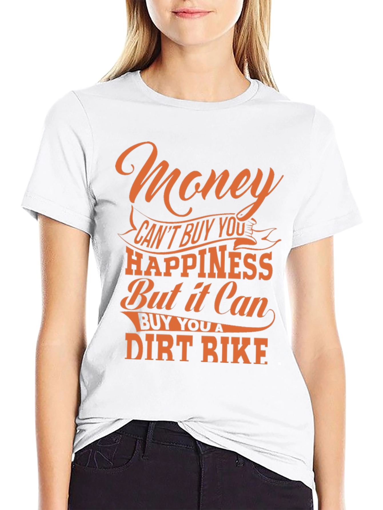 Camiseta Negra - Felicidad & Motos