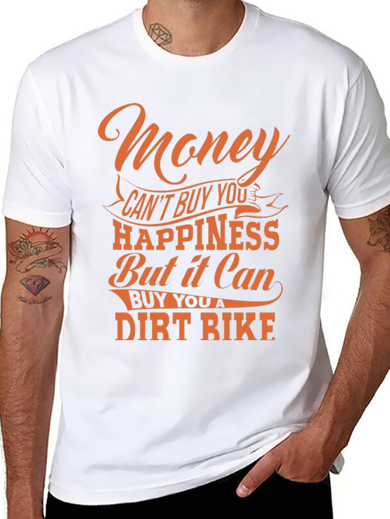 Camiseta Negra - Felicidad & Motos