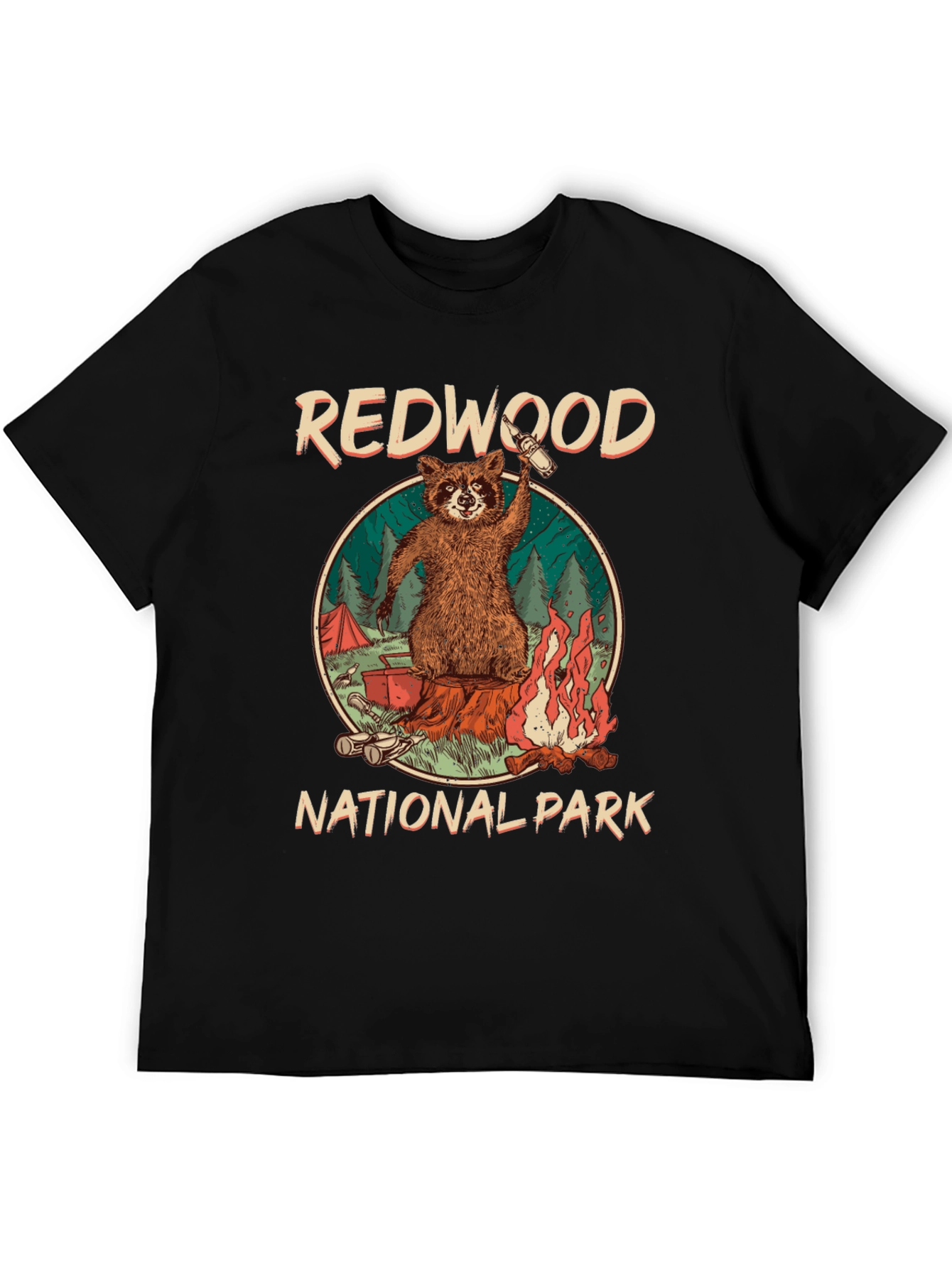 Camiseta Negra Redwood National Park