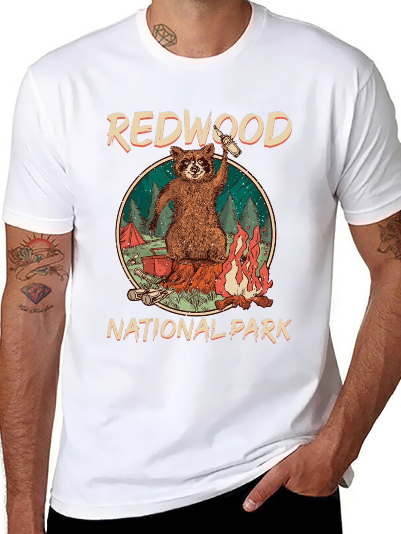 Camiseta Negra Redwood National Park