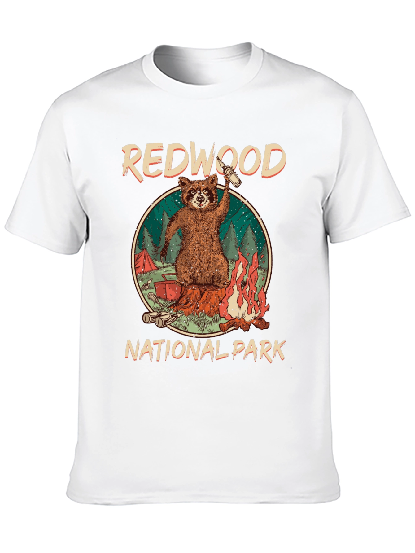 Camiseta Negra Redwood National Park