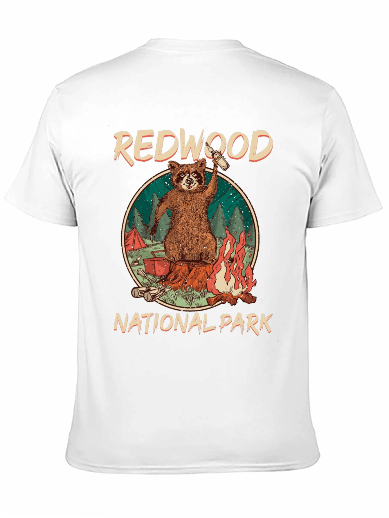 Camiseta Negra Redwood National Park