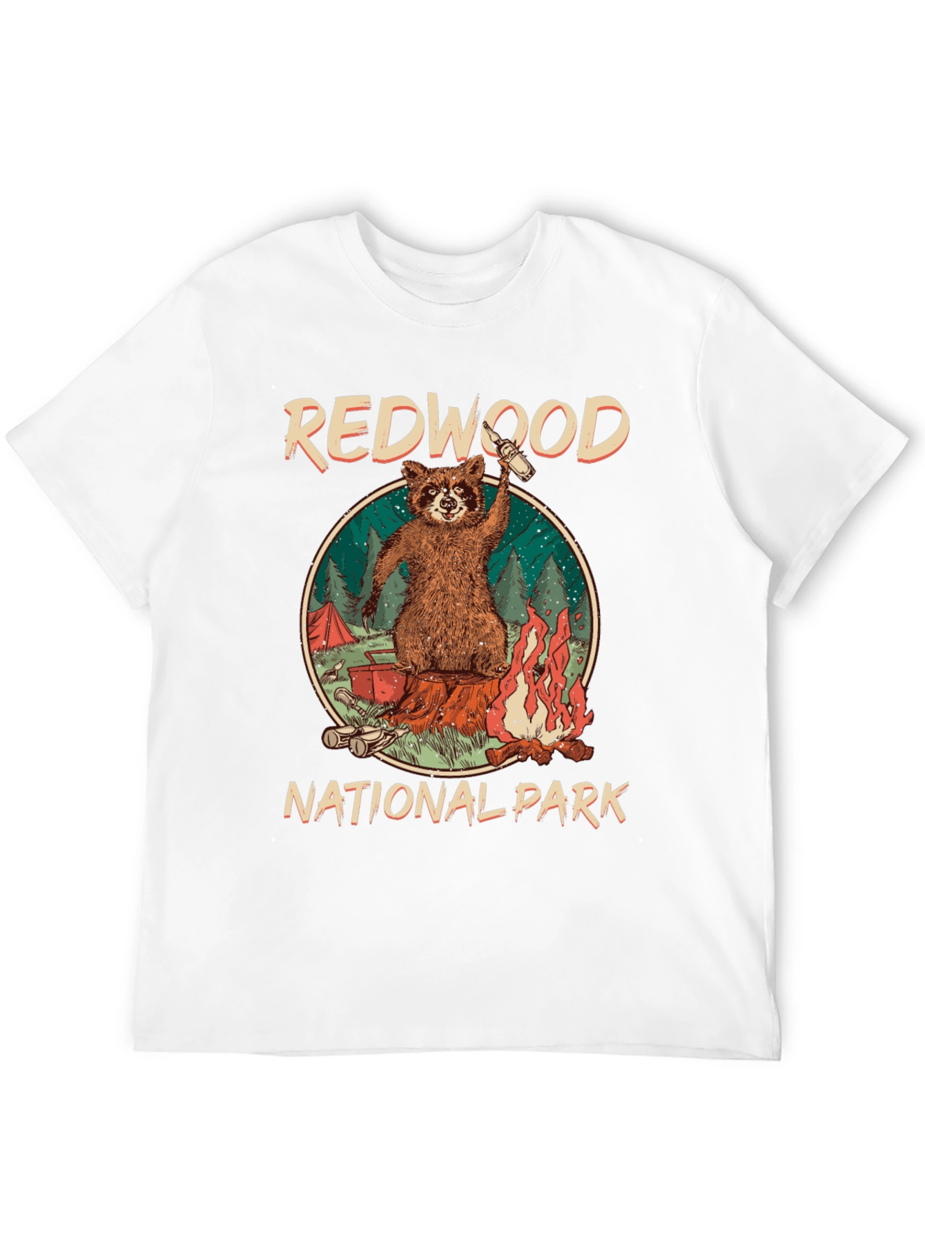 Camiseta Negra Redwood National Park