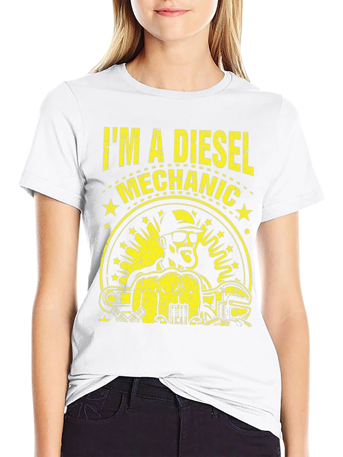 Camiseta Mecánico Diésel - Diseño Único