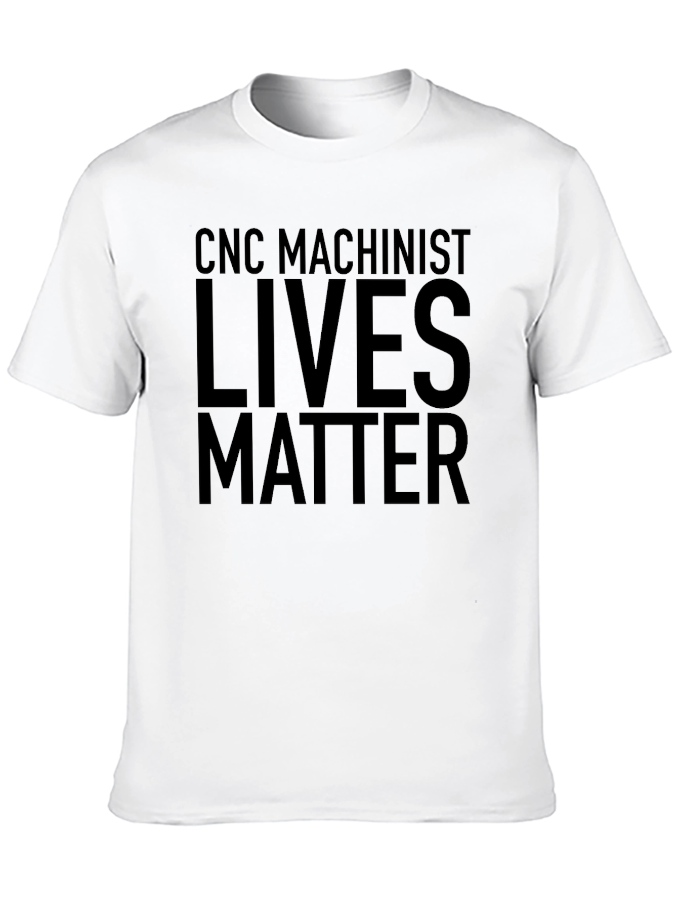 Camiseta Negra CNC Machinist Lives Matter