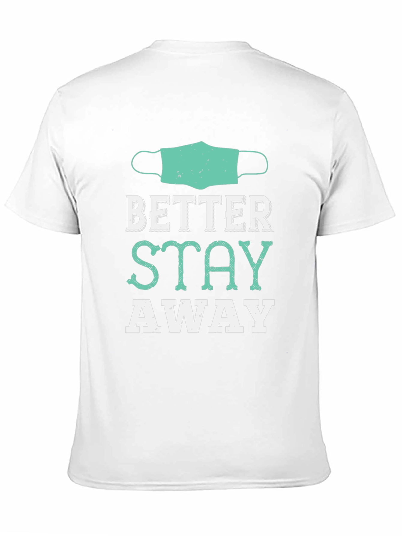 Camiseta Negra Mejor Mantente Alejado