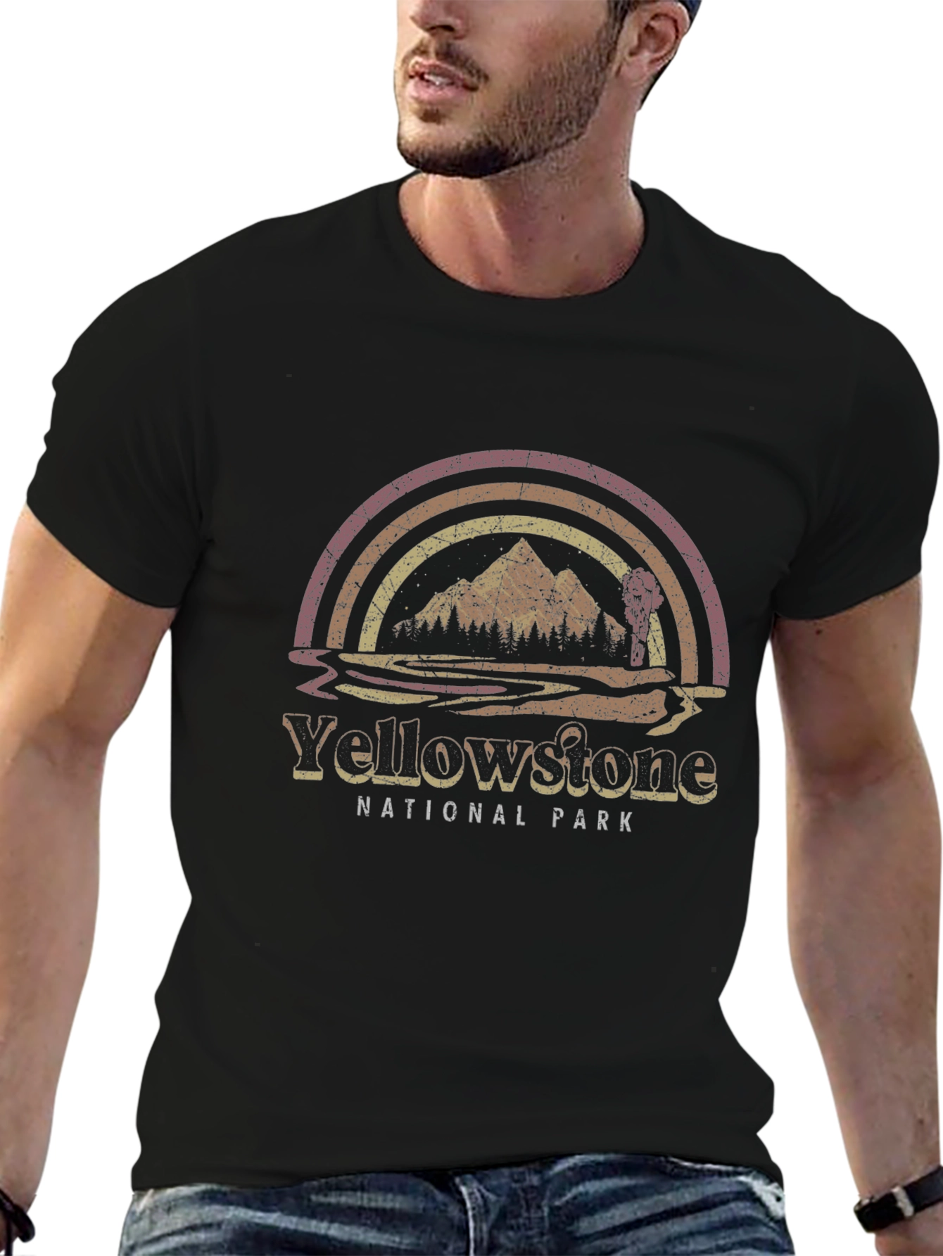 Camiseta Yellowstone National Park Retro