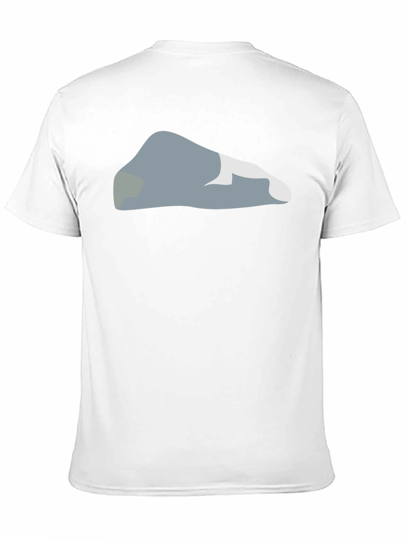 Camiseta Negra con Diseño Abstracto de Roca