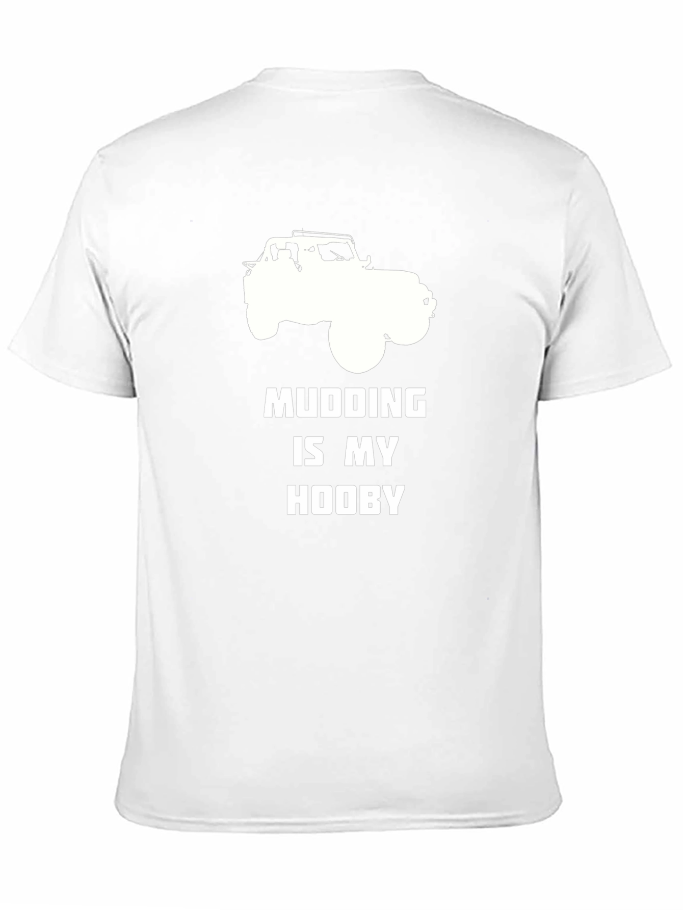 Camiseta Negra Mudding is My Hooby