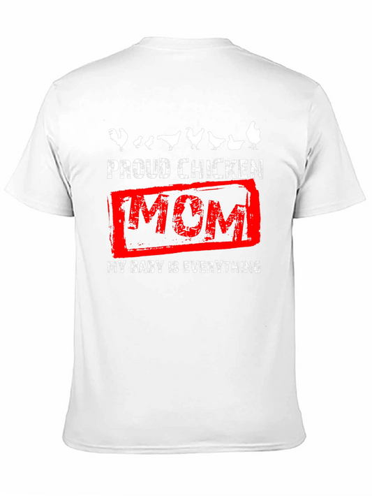 Camiseta Negra Proud Chicken Mom