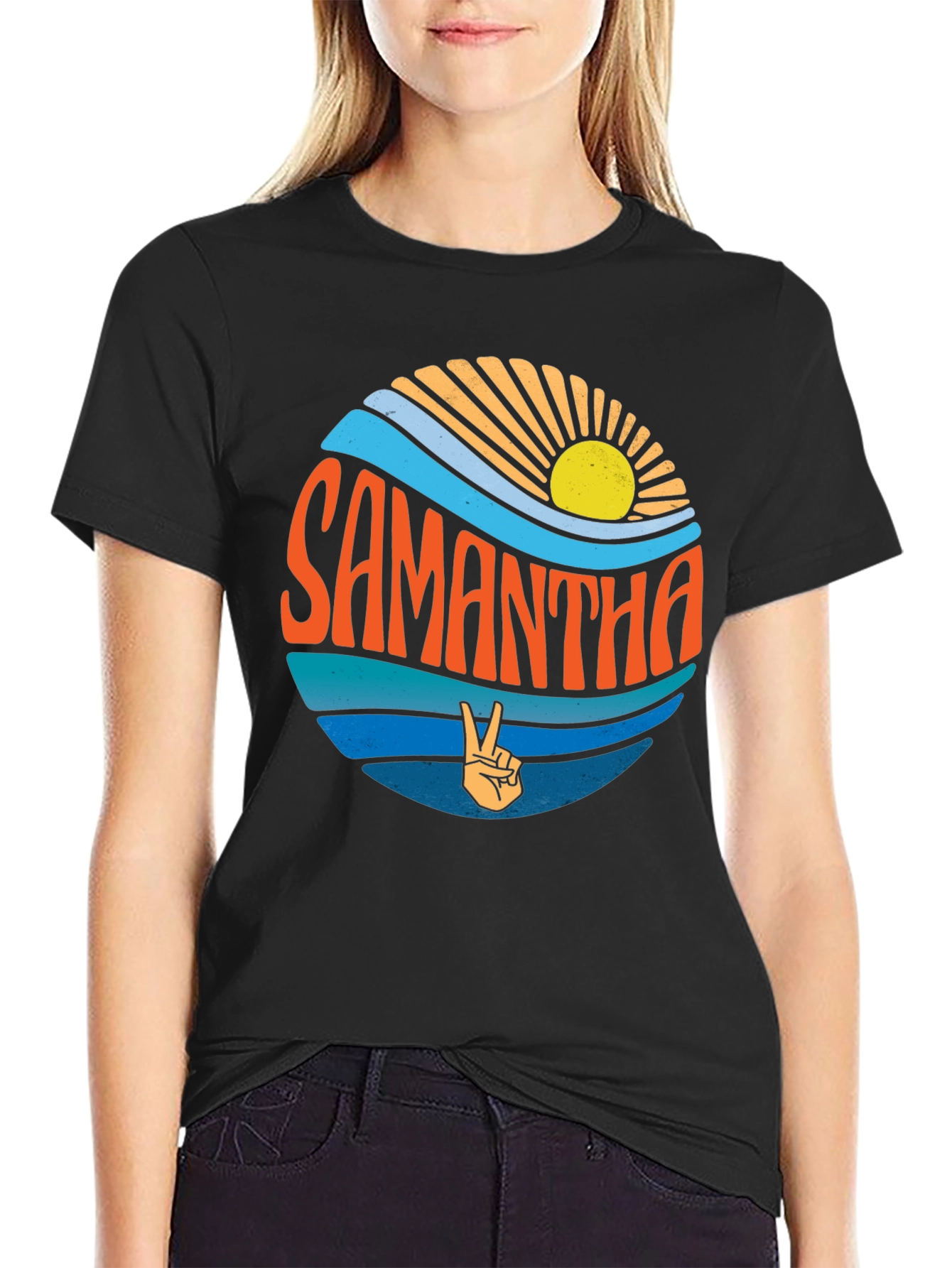 Camiseta Negra Samantha Verano