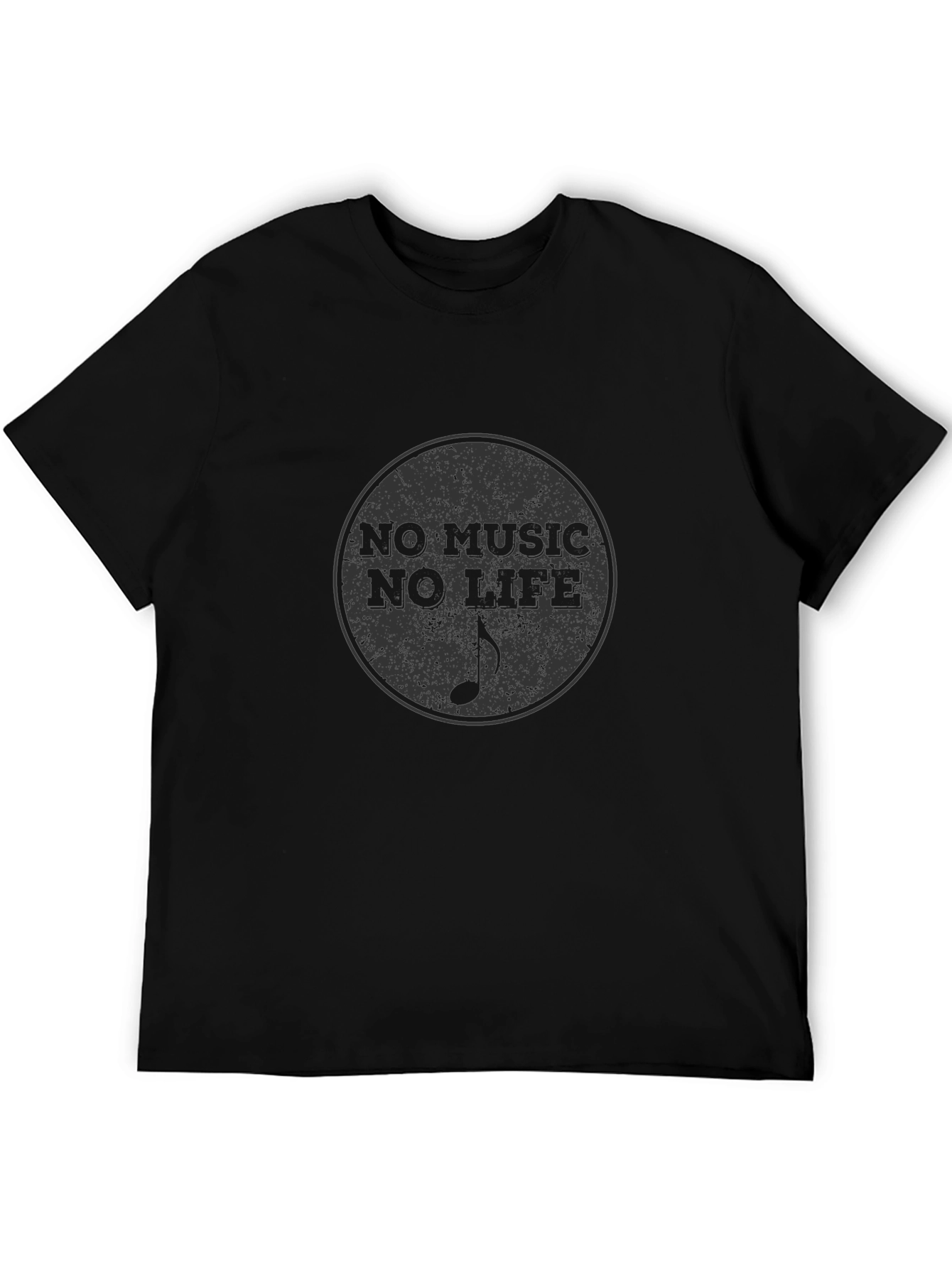 Camiseta Negra No Music No Life