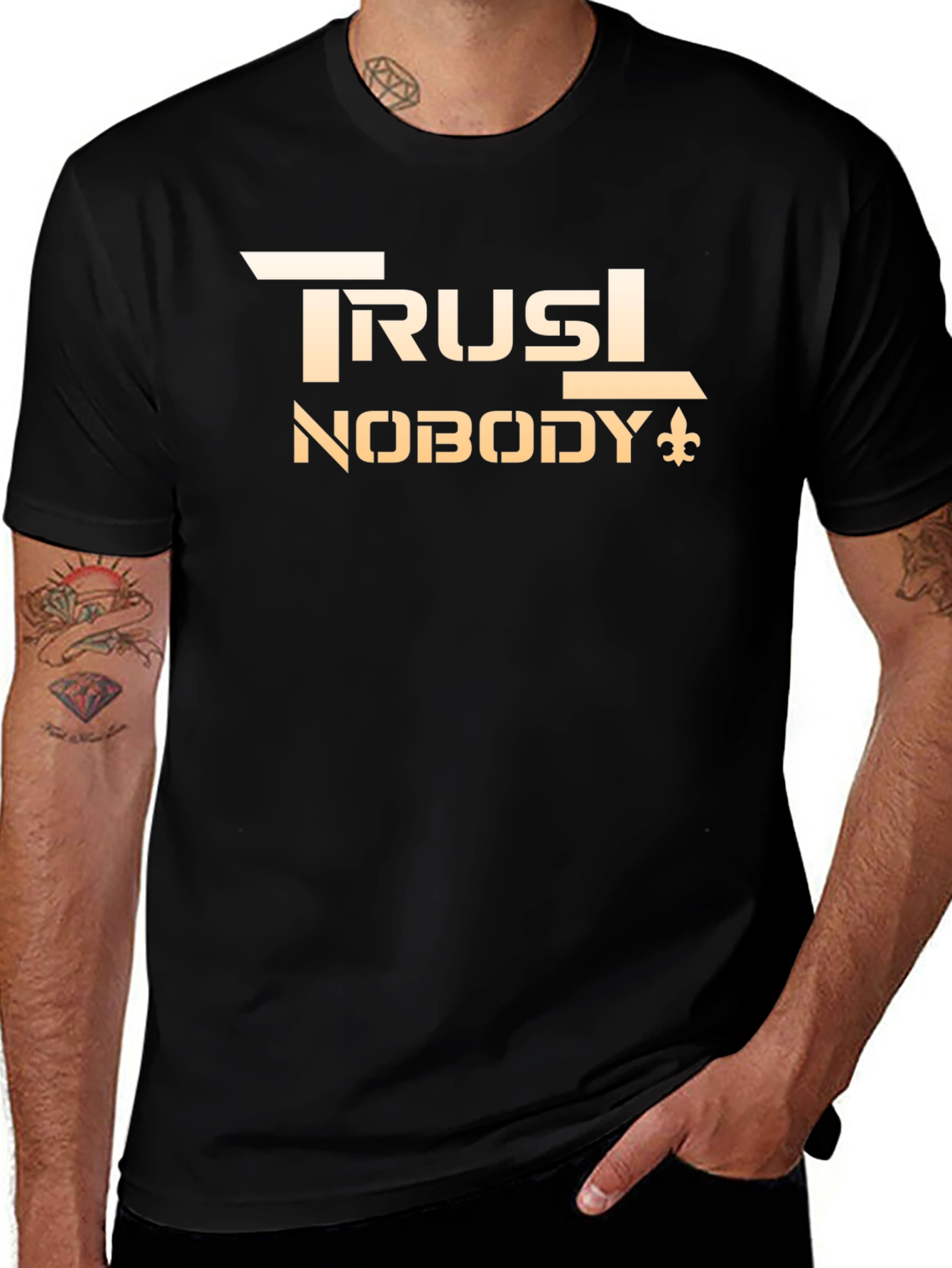 Camiseta Negra Trust Nobody
