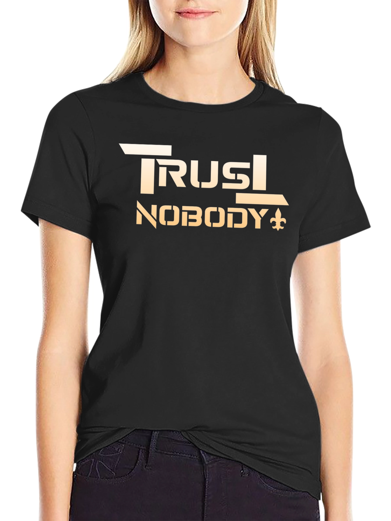 Camiseta Negra Trust Nobody