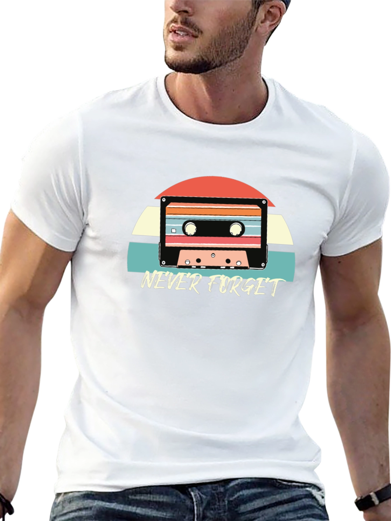 Camiseta Never Forget Retro