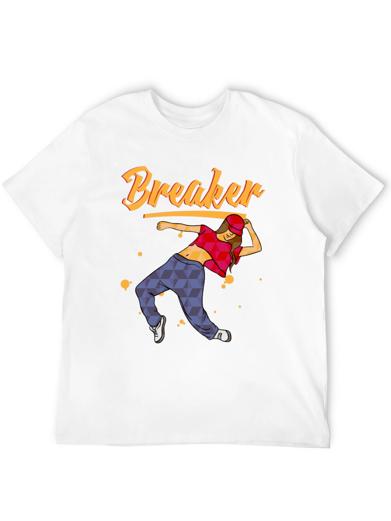 Camiseta Negra con Diseño de Bailarina Breaker