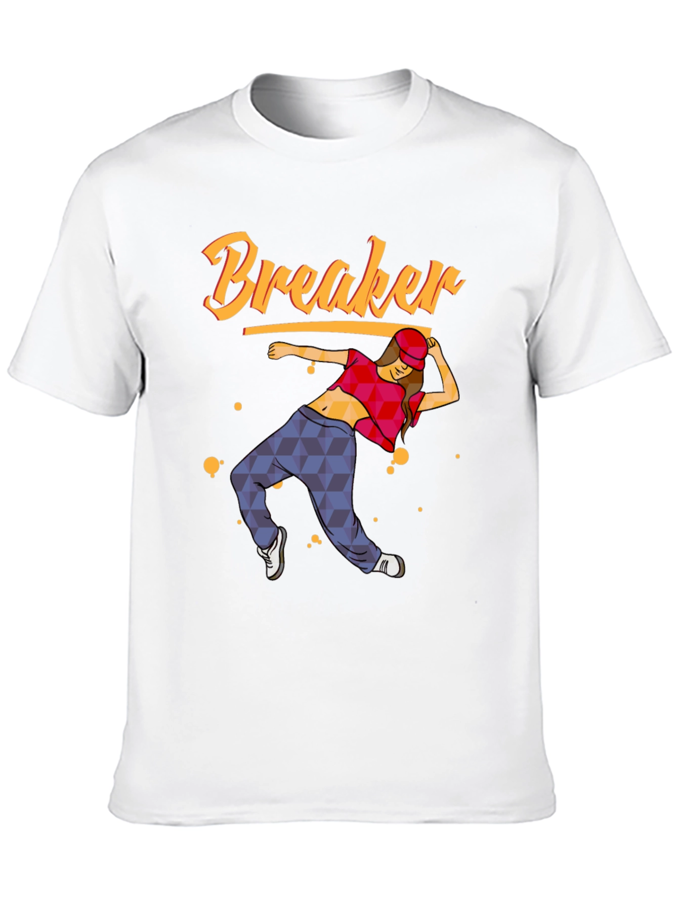Camiseta Negra con Diseño de Bailarina Breaker