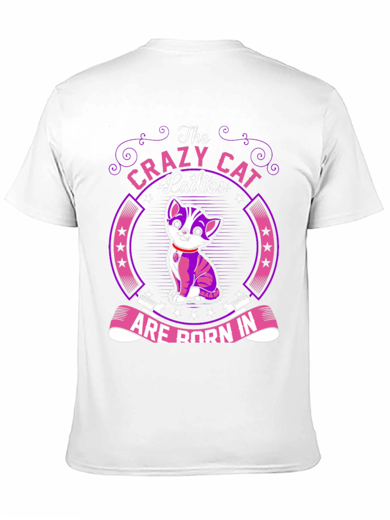 Camiseta Negra Crazy Cat Ladies