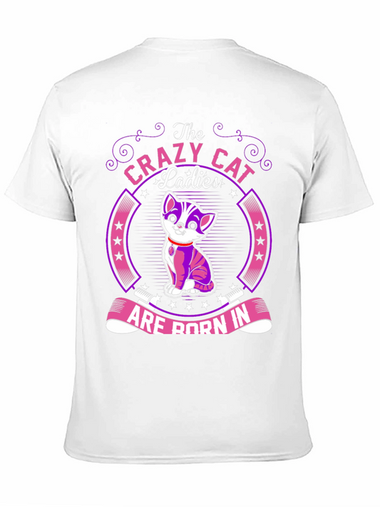 Camiseta Negra Crazy Cat Ladies