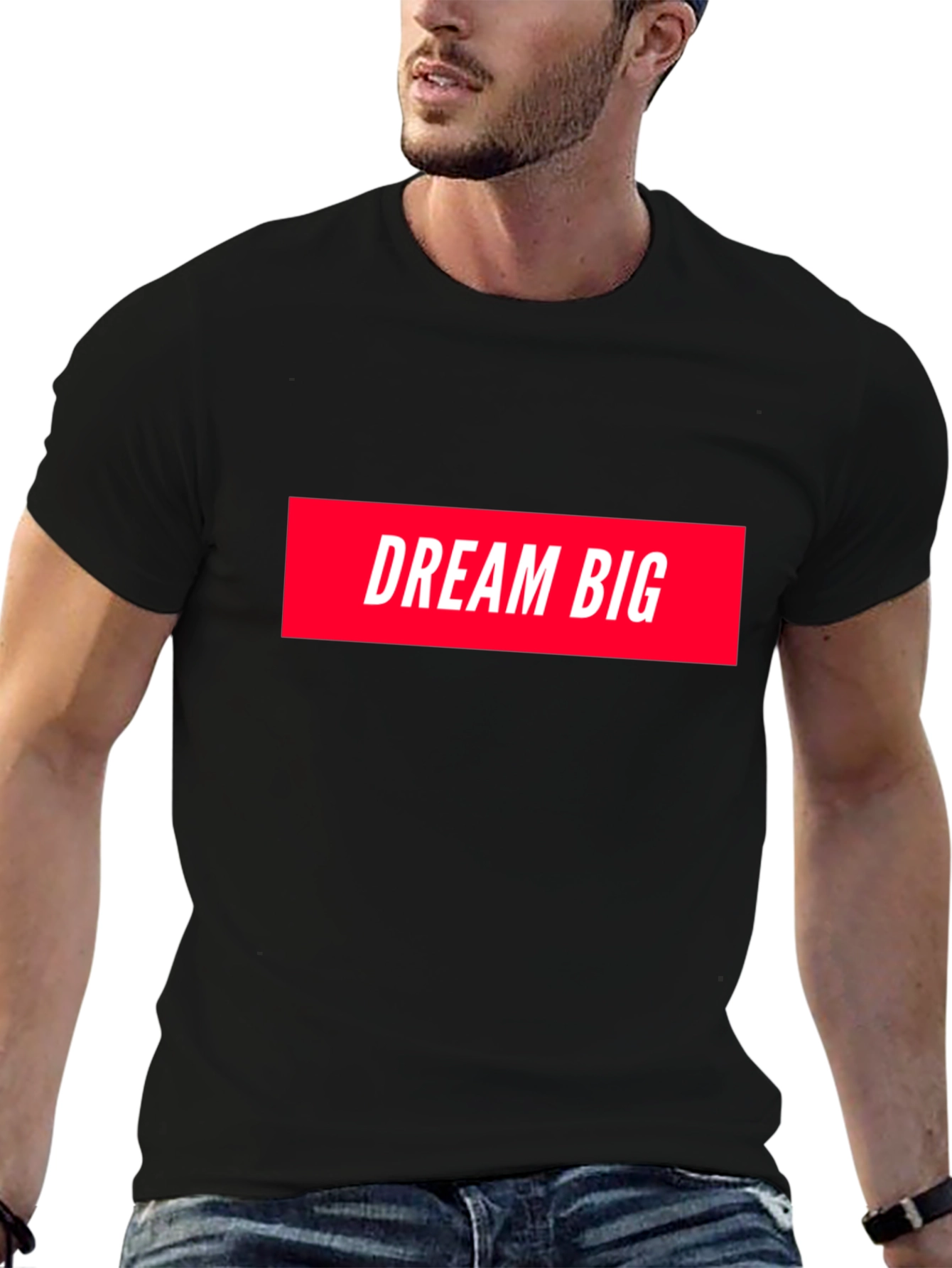 Camiseta Negra Dream Big Unisex