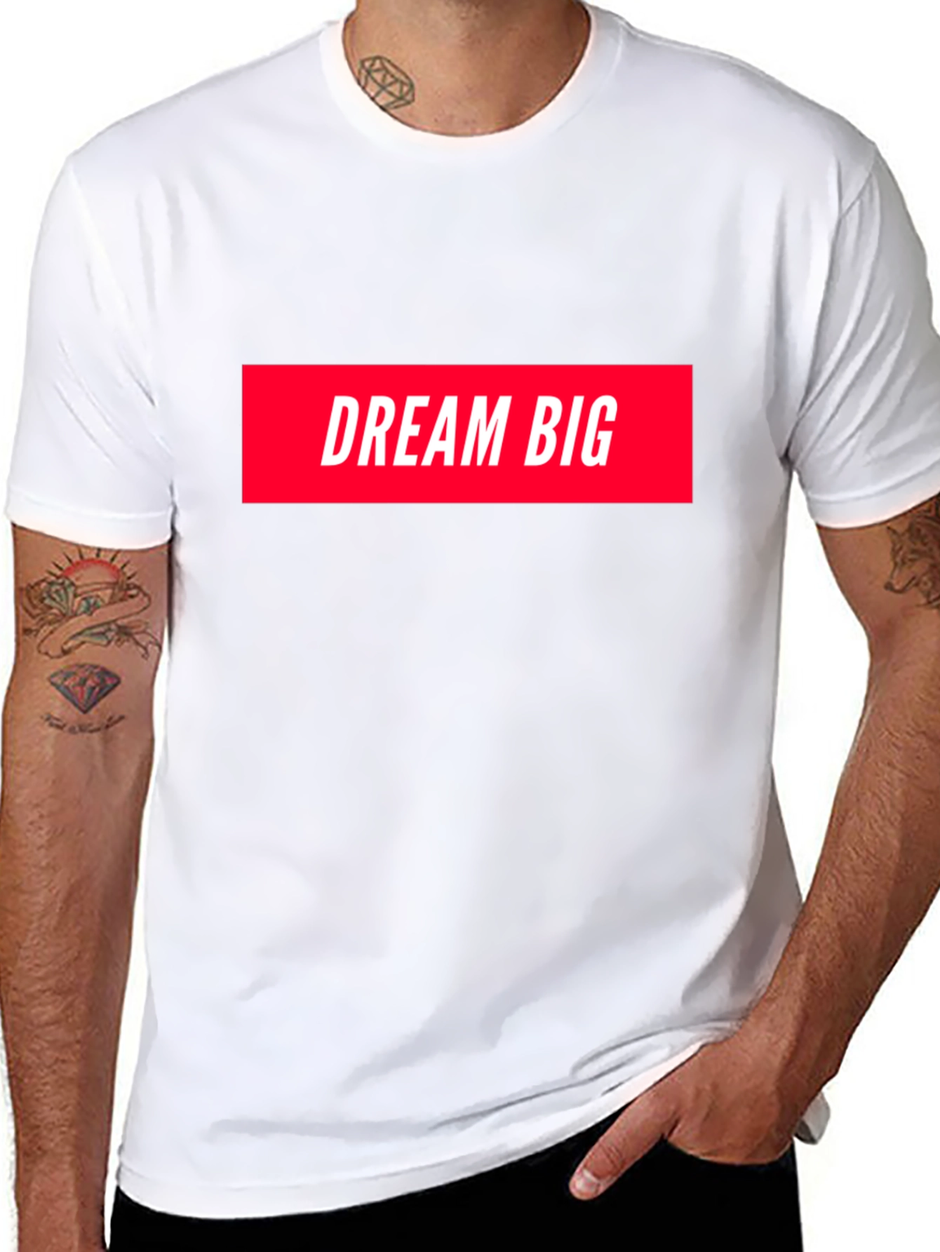 Camiseta Negra Dream Big Unisex