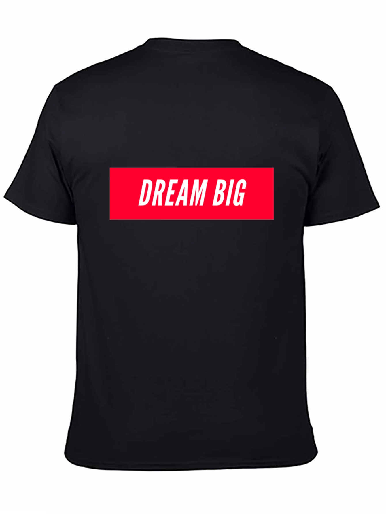 Camiseta Negra Dream Big Unisex