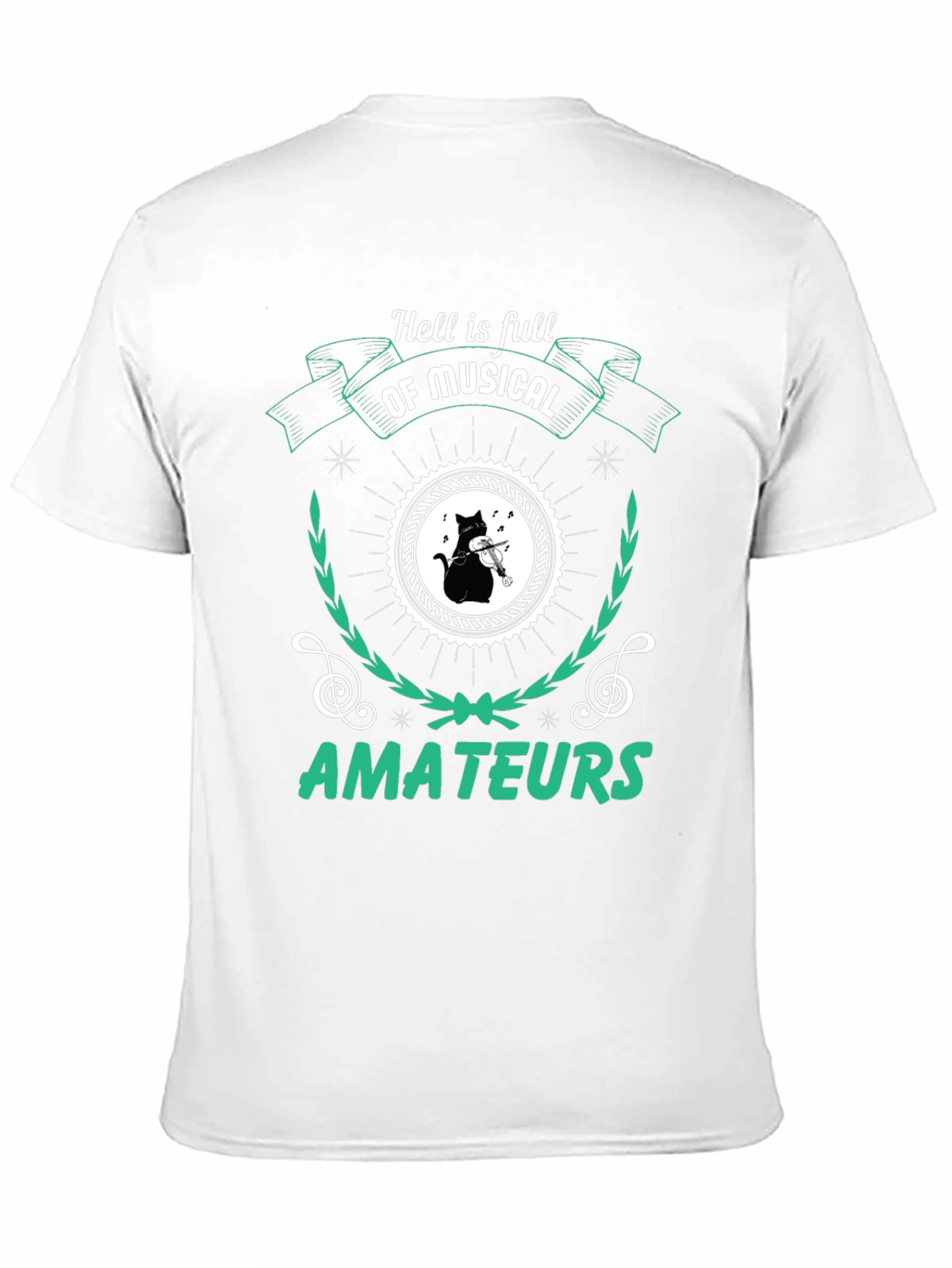 Camiseta Negra Hell is Full of Musical Amateurs