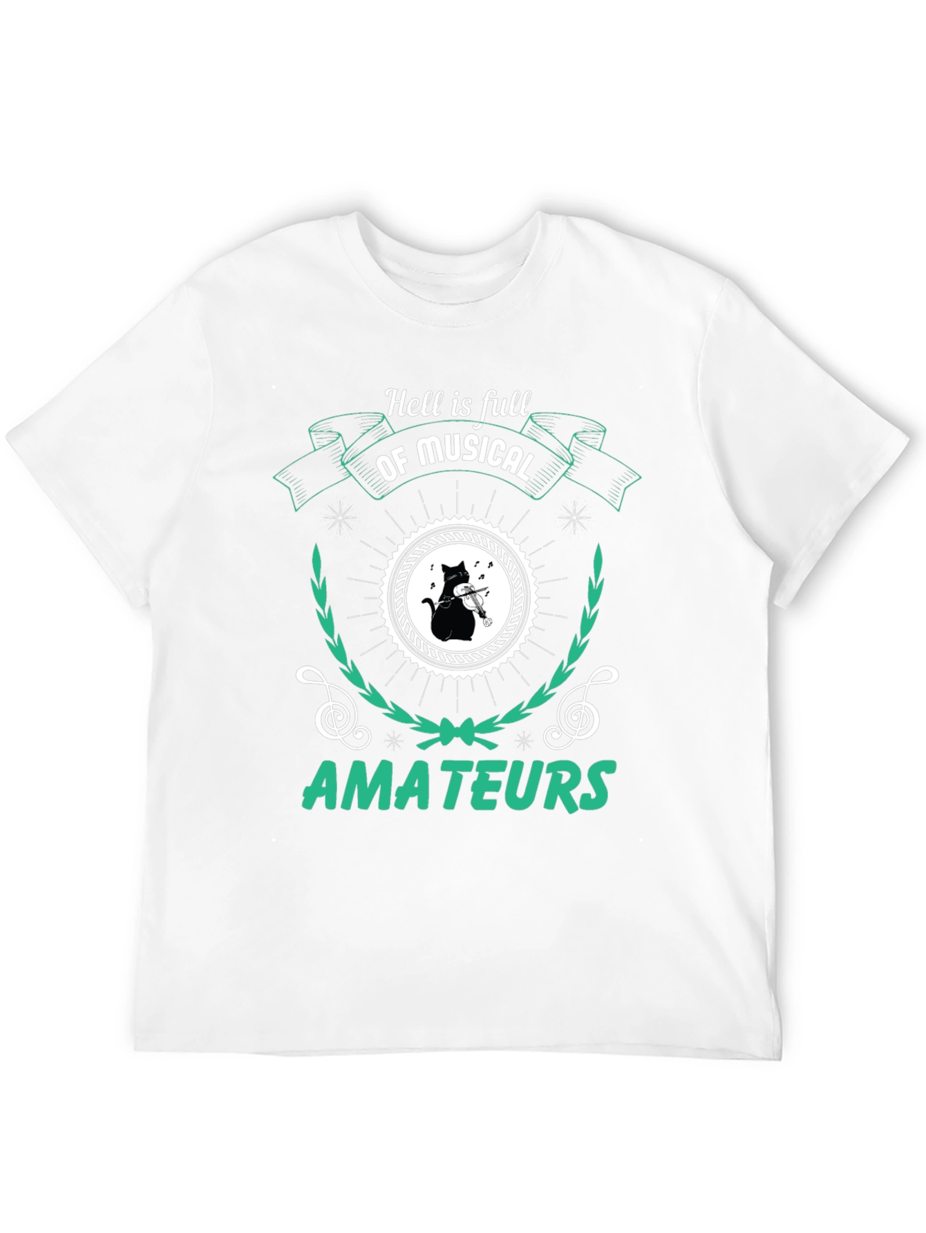 Camiseta Negra Hell is Full of Musical Amateurs