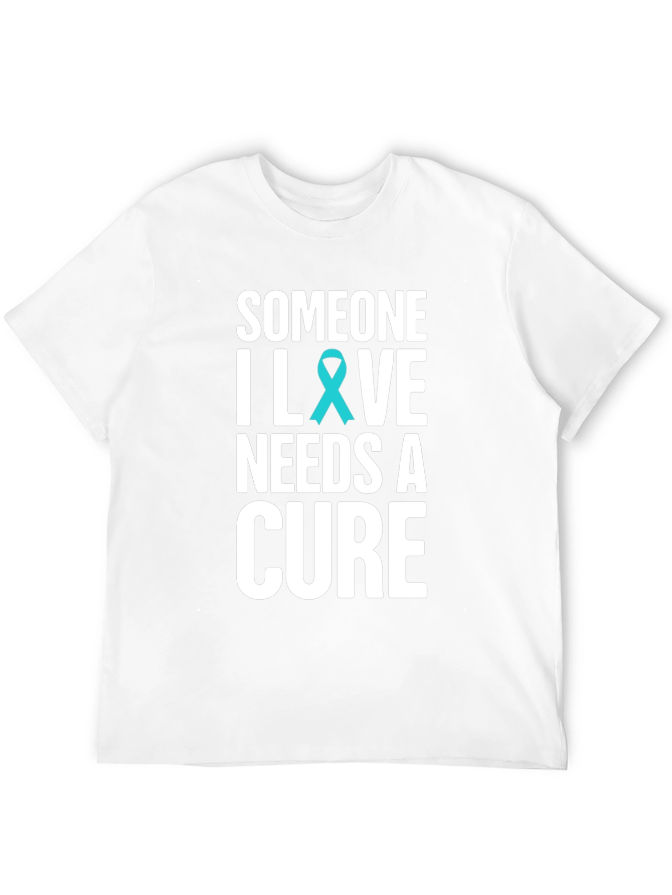 Camiseta Negra Someone I Love Needs a Cure